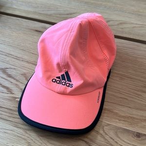 Adidas Aeroready hot pink ball cap with Velcro size adjuster. OS